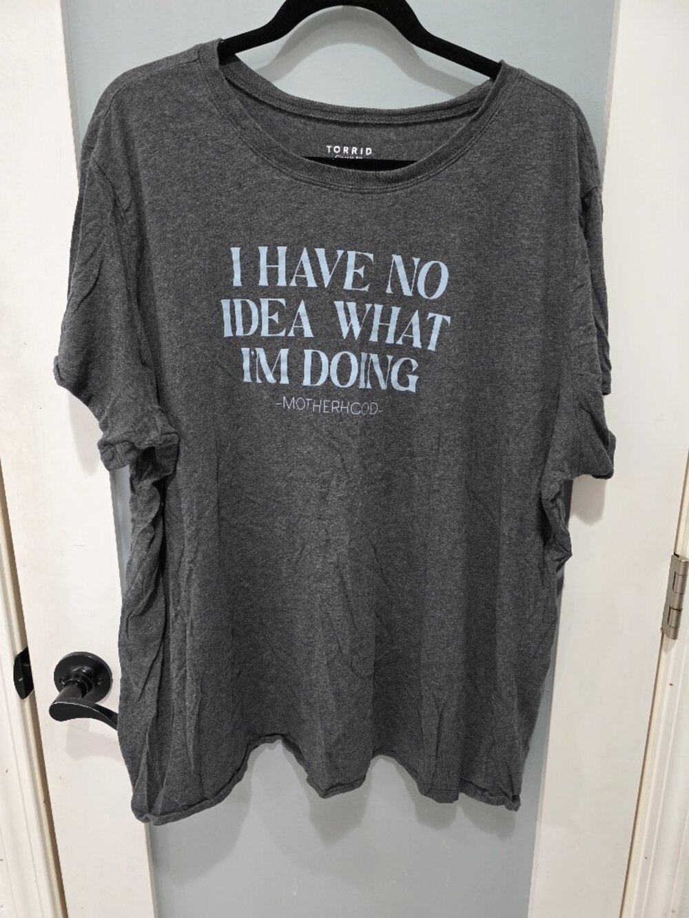 Torrid Grey Motherhood Graphic Tee Size 3 Plus Classic Fit Funny Mom Shirt